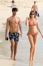 MARYNA LINCHYK in Bikini at a Beach in Barbados 01/03/2016