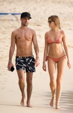 MARYNA LINCHYK in Bikini at a Beach in Barbados 01/03/2016