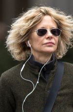 MEG RYAN Out and About in New York 02/01/2016