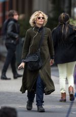 MEG RYAN Out and About in New York 02/01/2016