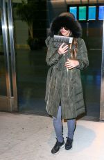 MEGAN FOX Arrives at JFK Airport in New York 02/04/2016