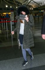 MEGAN FOX Arrives at JFK Airport in New York 02/04/2016