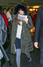 MEGAN FOX Arrives at JFK Airport in New York 02/04/2016