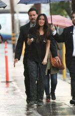 MEGAN FOX Arrives at Jimmy Kimmel Live! in Hollywood 02/17/2016