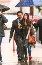 MEGAN FOX Arrives at Jimmy Kimmel Live! in Hollywood 02/17/2016