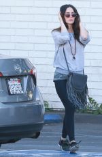 MEGAN FOX Arrives at Poquito Mas in Santa Monica 02/22/2016