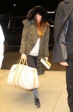 MEGAN FOX at JFK Airport in New York 02/04/2016
