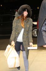 MEGAN FOX at JFK Airport in New York 02/04/2016