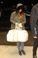 MEGAN FOX at JFK Airport in New York 02/04/2016