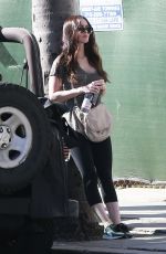MEGAN FOX Out and About in Brentwood 02/12/2016