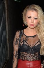 MEGAN REES at Dstrkt Nightclub in London 02/09/2016