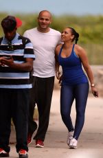 MEL B Out and About in Miami 02/06/2016