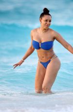 MELANIE BROWN in Bikini at a Beach in Turks & Caicos 02/08/2016