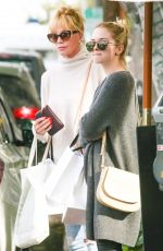 MELANIE GRIFFITH and STELLA BANDERAS Out and About in Los Angeles 01/29/2016