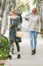 MELANIE GRIFFITH and STELLA BANDERAS Out and About in Los Angeles 01/29/2016