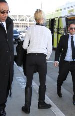 MELANIE GRIFFITH Arrives at Los Angeles International Airport 02/02/2016