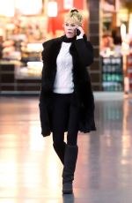 MELANIE GRIFFITH at JFK Airport in New York 02/02/2016