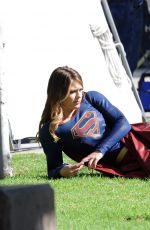 MELISSA BENOIST on the Set of 