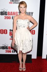 MELISSA RAUCH at Tthe Big Bang Theory 200th Episode Celebration in Los Angeles 02/20/2016