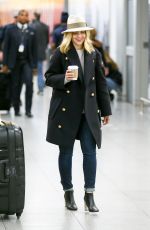 MENA SUVARI Arrives at JFK Airport in New York 02/08/2016