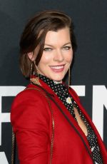 MILLA JOVOVICH at Saint Laurent Fashion Show in Los Angeles 02/10/2016