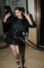 MILLIE BRADY at Bounce Restaurant in London 02/01/2016