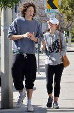 MINKA KELLY Out and About in Los Angeles 02/05/2016