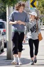 MINKA KELLY Out and About in Los Angeles 02/05/2016
