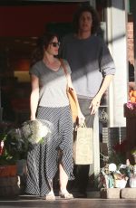 MINKA KELLY Out Shopping Some Flowers in Los Angeles 02/08/2016