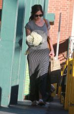 MINKA KELLY Out Shopping Some Flowers in Los Angeles 02/08/2016