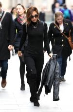 MYLEENE KLASS Leaves Global Radio Studios in London 02/01/2016