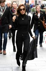 MYLEENE KLASS Leaves Global Radio Studios in London 02/01/2016