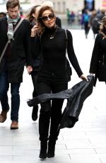 MYLEENE KLASS Leaves Global Radio Studios in London 02/01/2016