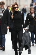 MYLEENE KLASS Leaves Global Radio Studios in London 02/01/2016
