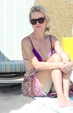 NAOMI WATTS in Bikini on the Beach in Mexico 02/16/2016