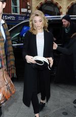 NATALIE DORMER Arrives at Capital Radio in London 02/17/2016