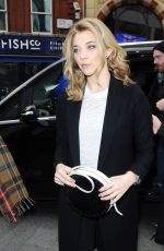 NATALIE DORMER Arrives at Capital Radio in London 02/17/2016