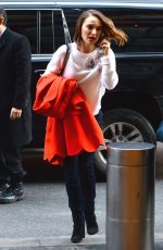NATALIEPORTMAN Arrives at Good Morning America in New York 01/27/2016