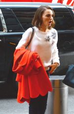 NATALIEPORTMAN Arrives at Good Morning America in New York 01/27/2016