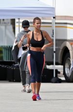 NATASHA OAKLEY and DEVIN BRUGMAN on the Set of a Photoshoot in Miami 02/10/2016