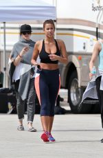 NATASHA OAKLEY and DEVIN BRUGMAN on the Set of a Photoshoot in Miami 02/10/2016