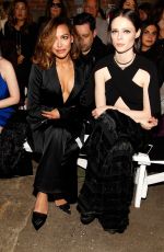 NAYA RIVERA at Christian Siriano Fashion Show at 2016 New York Fashion Week 02/13/2016