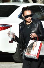 NAYA RIVERA Leaves Andy Lecompte Salon in West Hollywood 02/05/2016