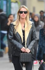 NICKY HULTON Out Shopping in Soho in New York 01/05/2016