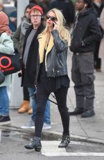 NICKY HULTON Out Shopping in Soho in New York 01/05/2016