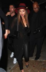 NICOLE SCHERZINGER Leaves Warwick Night Club in Hollywood 02/21/2016