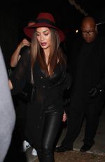 NICOLE SCHERZINGER Leaves Warwick Night Club in Hollywood 02/21/2016