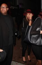 NICOLE SCHERZINGER Leaves Warwick Night Club in Hollywood 02/21/2016