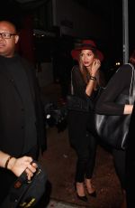 NICOLE SCHERZINGER Leaves Warwick Night Club in Hollywood 02/21/2016
