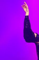 NICOLE SCHERZINGER Performs at Glock Horse Performance Centre in Vienna 01/31/2016